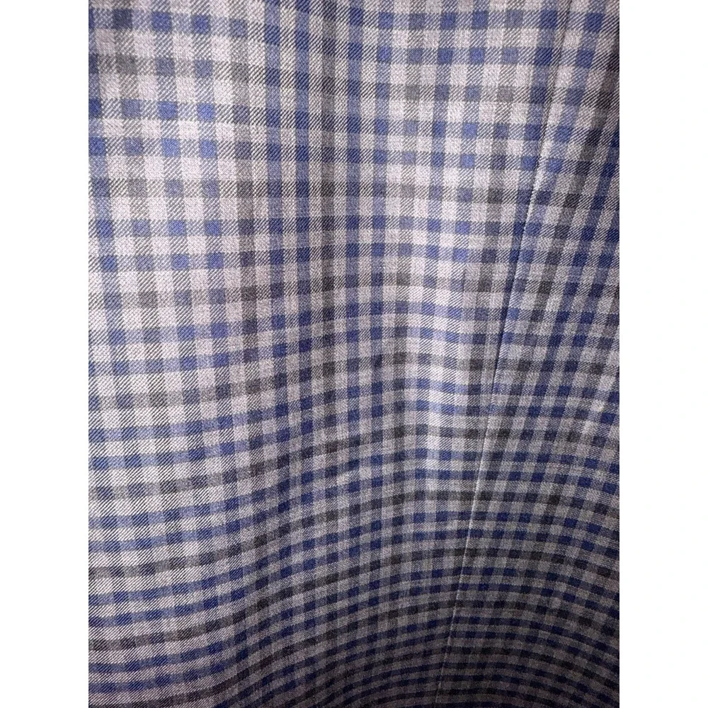 Ted Baker London Endurance Jacket Blazer Wool Laine‎ Grey purple Plaid 42R H14